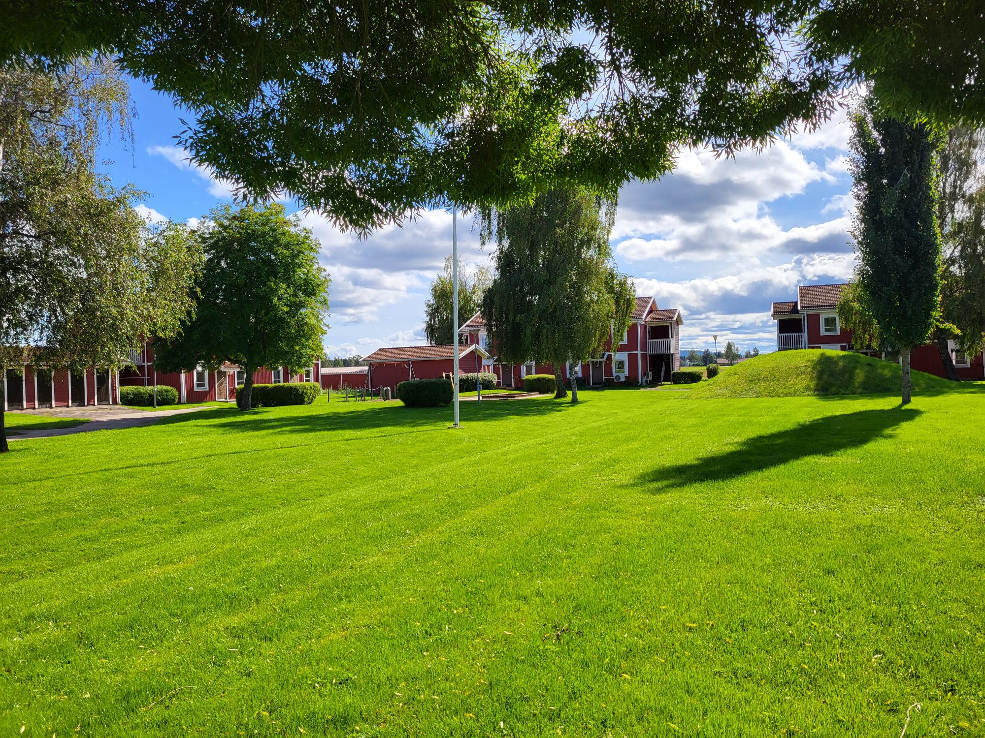 En bild på Närsjövägen utemiljö